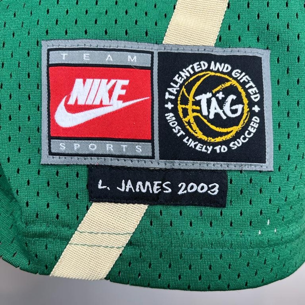 LeBron James, NIKE Fighting Irish Jersey. Size: Men’s Medium.